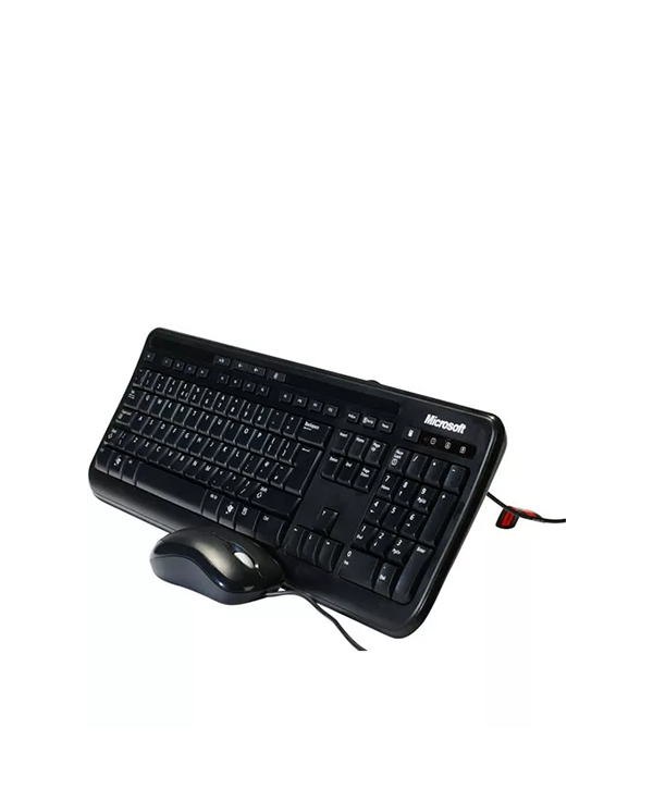 KIT TECLADO/MOUSE MICROSOFT DESKTOP 600 WIRED - APB-00004