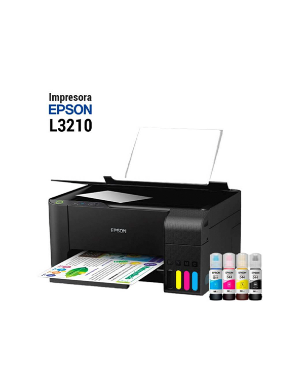 Impresora Epson Ecotank L3210 Multifuncional 3 En 1
